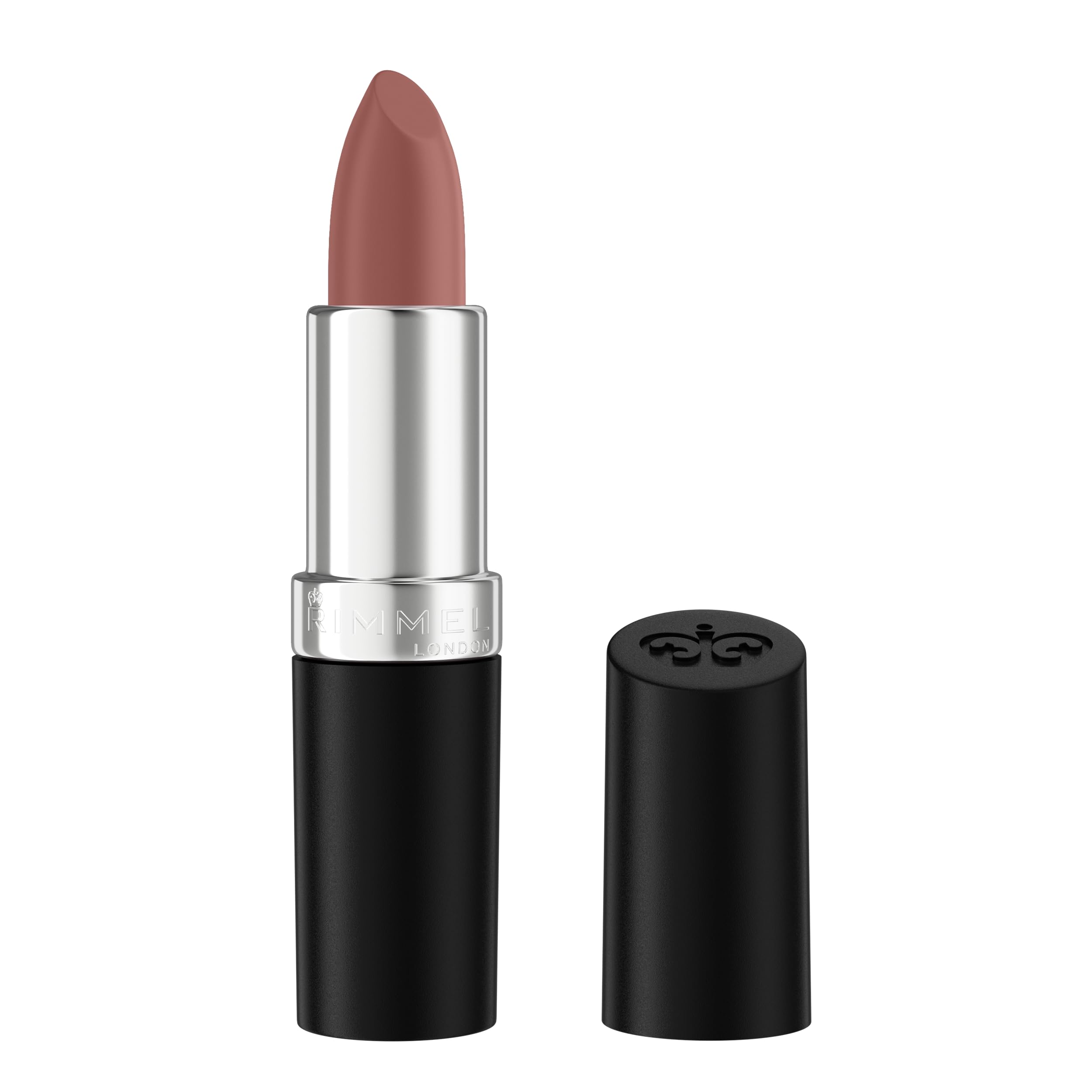 Rimmel Lasting Finish Lipstick 320 Silky Beige, Creamy Satin Finish, Long Lasting 8 HR Wear, Comfortable Formula, Rich Pigment — image 1