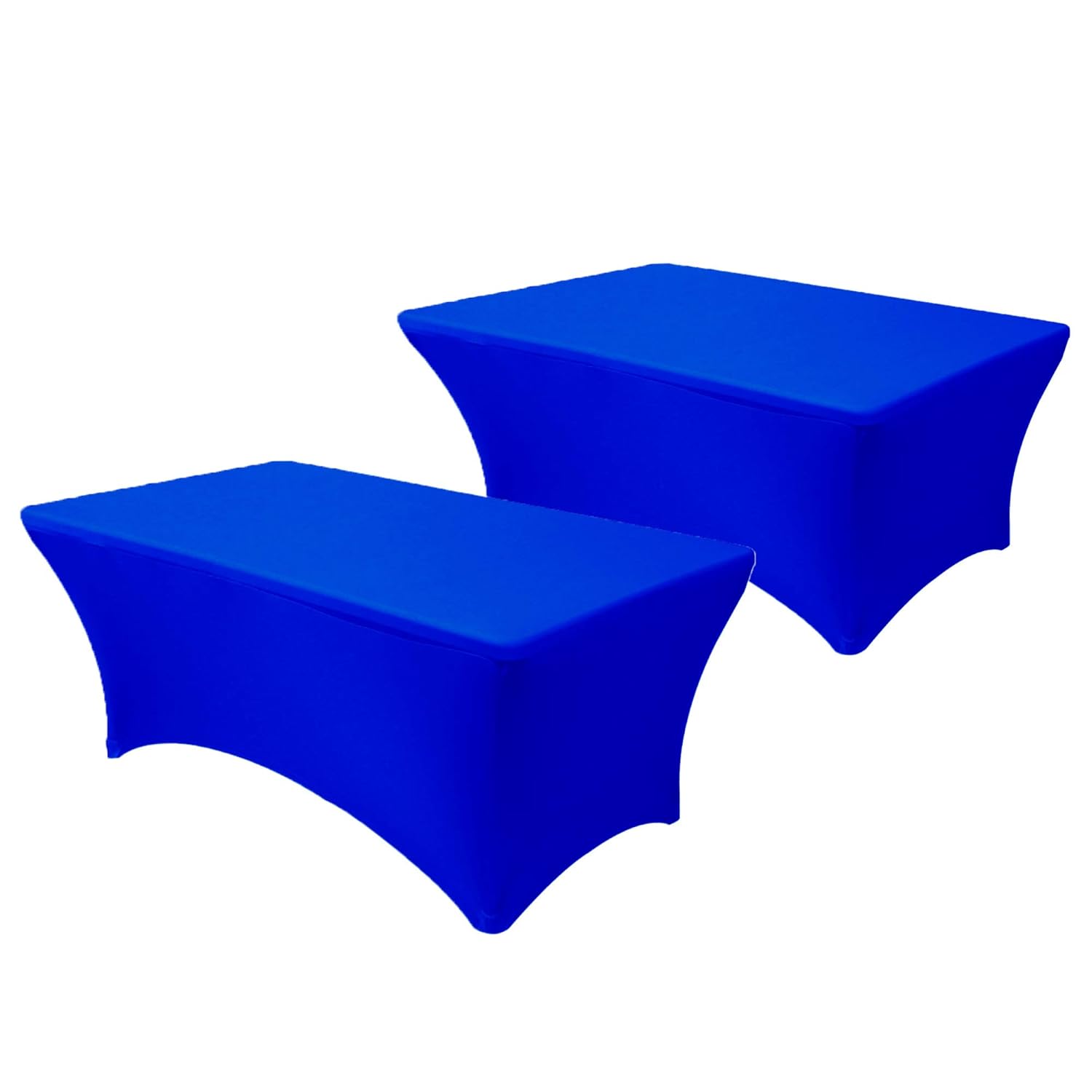 Best royal blue stretch table cloth 2 pack