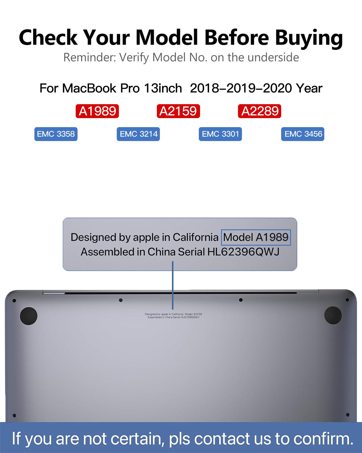 LHM A1989 A2159 A2289 Screen Replacement for MacBook Pro 13.3