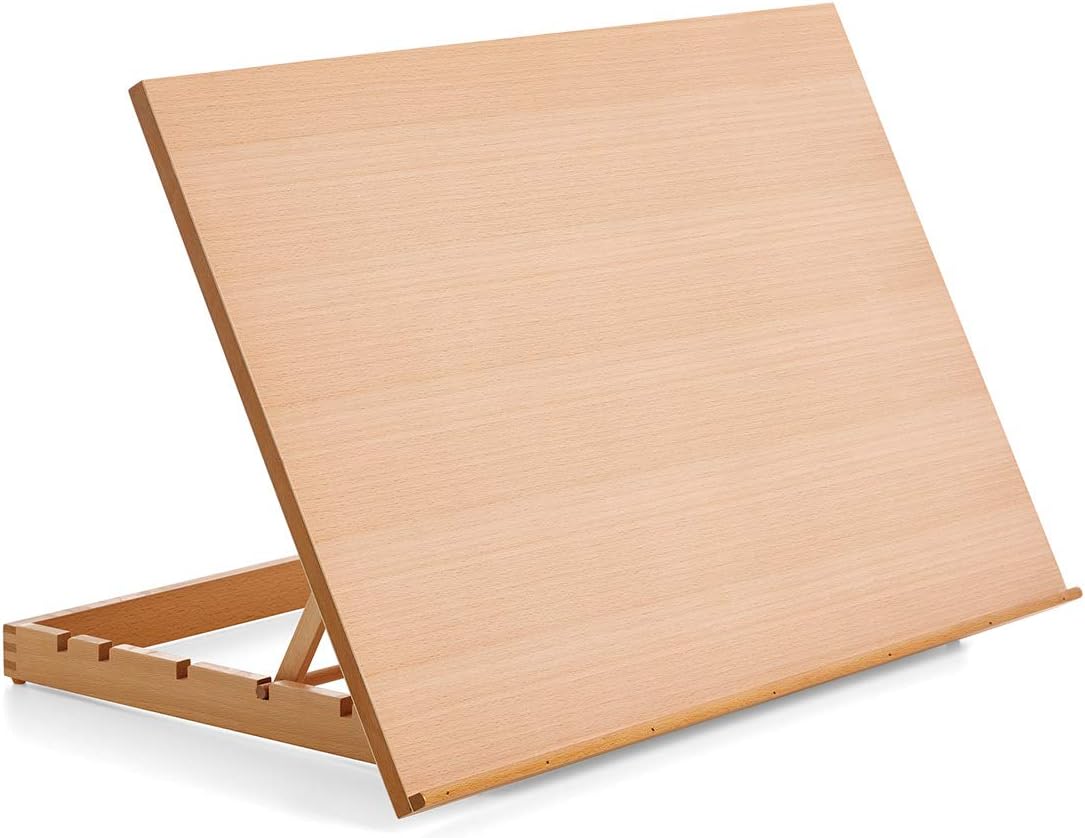 A2 Workstation Danube für Keilrahmen, bis 49 cm höhe, höhenverstellbar, Abmessung 75 x 50 x 7 cm