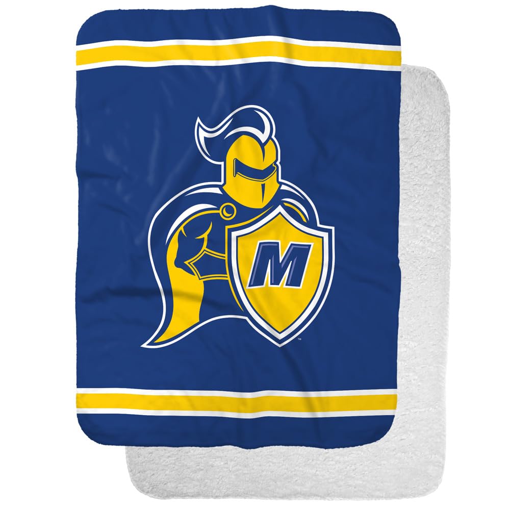Madonna University Primary Logo Stripes Sherpa