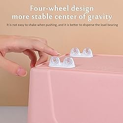 Adhesive Caster Wheels, Non Swivel