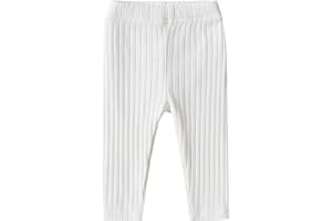 DREAM BUS Baby Girl Boy Pants Toddler Leggings Solid Ribbed Toddler Sweatpants Infant Newborn Leggings Baby Boy Jogger Pants