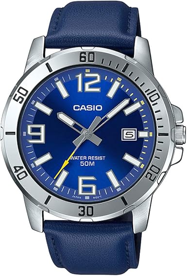 casio enticer blue dial