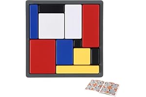 Logic Puzzle Brain Teaser Game - 13.5cm ABS Intelligence Challenge Toy, Cognitive Skill Development Board, Portable Strategy 