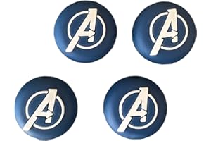 Esports Discounts Marvel Comics Controller Thumb Grip Silicone Caps Compatible for Playstation PS5 PS4 PS4 Pro Slim PS3 PS2 Xbox One Series S X Switch Pro Controller - Avengers - Two Controller Pack