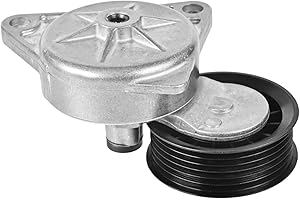 ADIGARAUTO 38188 Automatic Belt Tensioner w/Pully Compatible with 2001-2004 Ford Escape Mazda Tribute 2000-2003 Ford Focus 1999-2002 Mercury Cougar 1998-2000 Ford Contour Mercury Mystique L4 2.0L