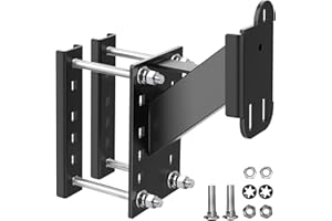 Delmoar Spare Tire Carrier Spare Tire Mount Boat Trailer Carrier Bracket Heavy Duty Holds up to 150 Lbs , Fits 4 Lug X 4" and 5 Lug X 4.25"/4.5”/4.75”/5” Diameter Hole Pattern