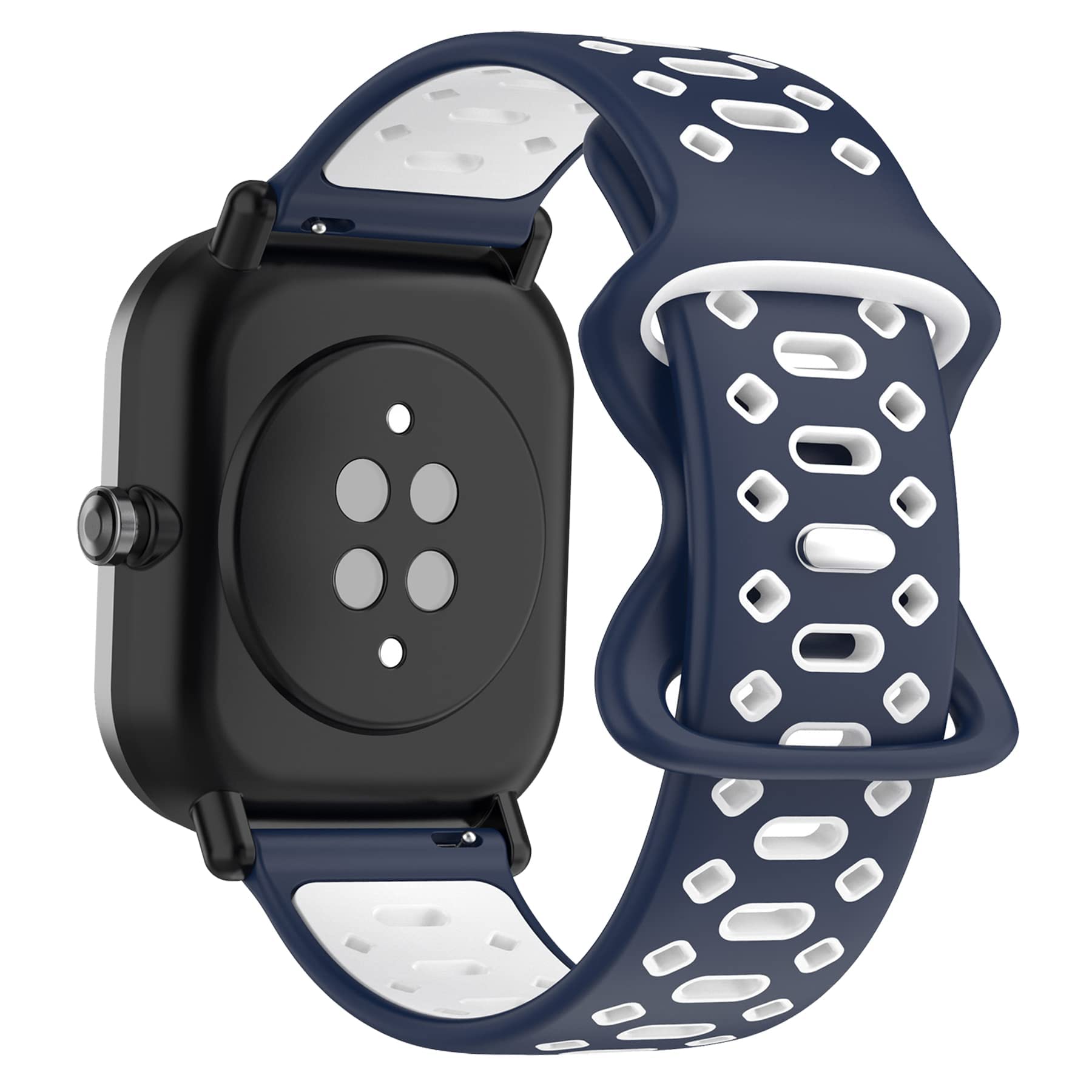 SenMore Replacement Strap for Amazfit GTS, 20 mm Lightweight Universal Sport Wristband for Amazfit Bip/Amazfit GTR 42 mm /Amazfit GTS/3/2/2 Mini/2e Silicone Wristbands