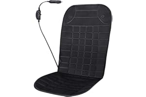 BBrand Winter Car Seat Covers Full Set, Whole-seat Coverage Waterproof Leather, Fit for Universal Sedans&Suvs (Black)