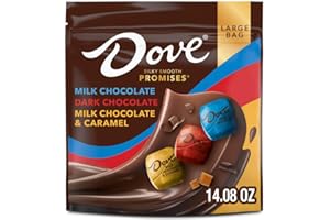DOVE PROMISES Milk & Dark Chocolate Christmas Candy Assortment 14.08 oz Bag