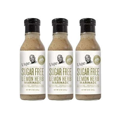 G Hughes Sugar Free Lemon Herb Marinade 13 oz (3 Pack)