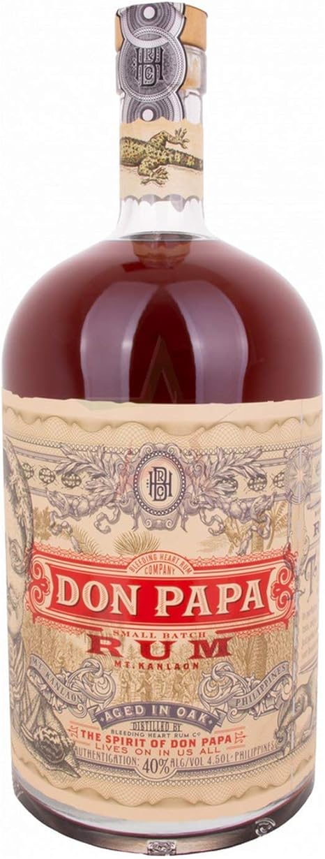 Rhum Don Papa 4 5 Litres Rhum Des Philippines 40 Vol D Alcool Bouteille De 450 Cl Amazon Fr Epicerie