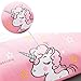 Unicorn Pen Holder Makeup Bag Organizer Canvas Pouch Zipper Stationery Purse Cute Portable Cosmetic Bags Travel Small Brush Storage Case 4Pcs (Unicorn)