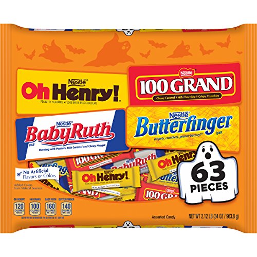Nestle assorted chocolate halloween candy, 34 ounce