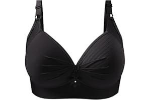 JMMSlmax Bras for Women Push Up Full Coverage Adjustable Wire Free Breathable Bra Seamless Wireless Comfort No Underwire Bra