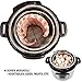 Aozita Steamer Basket for Instant Pot Accessories 8 Qt - Stainless Steel Steam Insert with Premium Silicone Handle for 8 Qt Pressure Cookers - Vegetables, Eggs, Meats, etc
