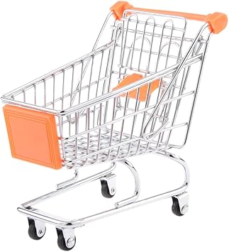 toy shopping cart with baby seat