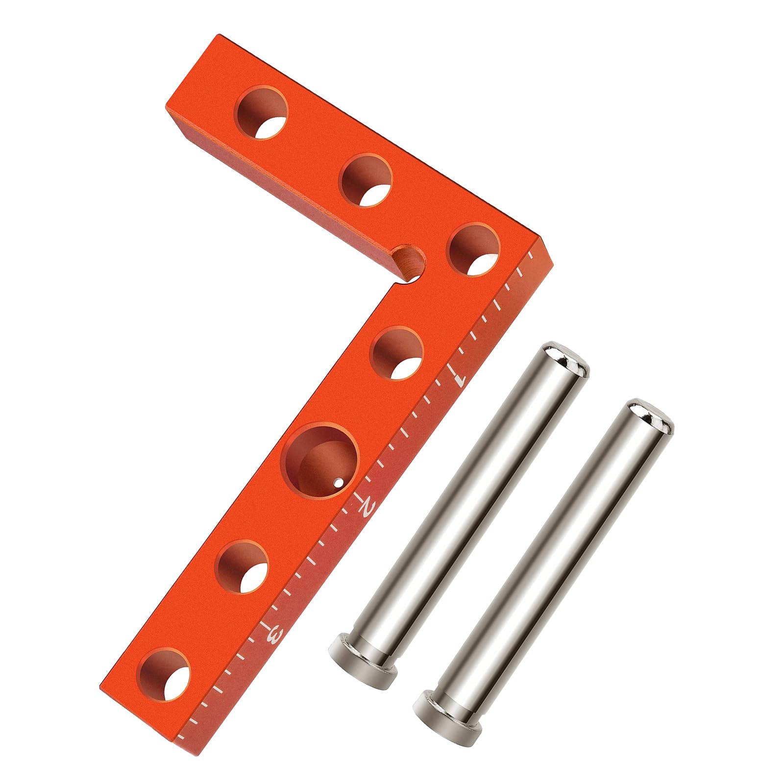 Mini Small Square Center Finder, 90 Degree Precision Machinist Edge Marking Center Finder Woodworking Tool, Marking Gauge Mini Pocket Square Tool for Carpenters