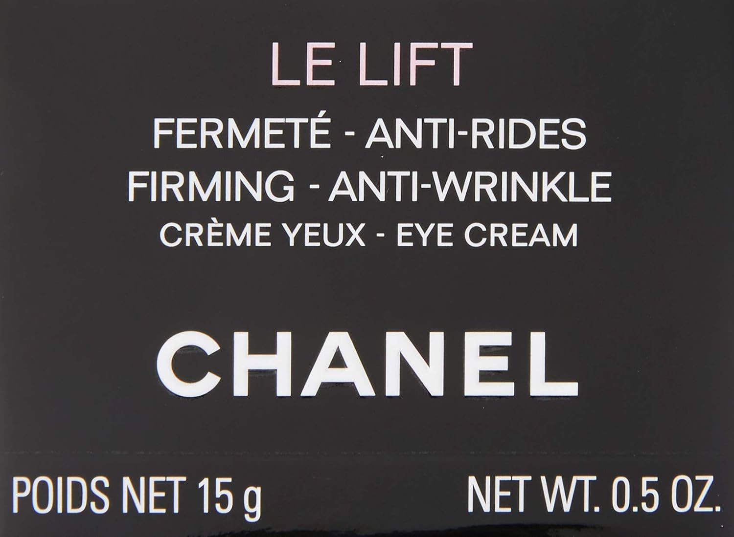 chanel le lift fermete anti rides firming anti wrinkle eye cream