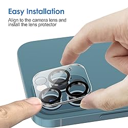 JETech Camera Lens Protector for iPhone 12 Pro Max