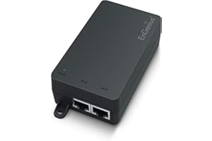 EnGenius Gigabit Power Over Ethernet PoE+ Injector | 30W | 802.3af/at | Plug & Play | Up to 100 Meters (328ft) | Single Port [EPA5006GAT]