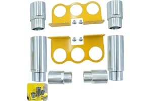 ROLOTIPPI 10315 Stack Truck Adapter Kit For Challenger Lifts CL10 E10 VS10 Four 3" & Two 6" Stack Adapters with Organizer for Challenger Two Post Automotive Lifts (2-3/8" 60mm pin dia.)