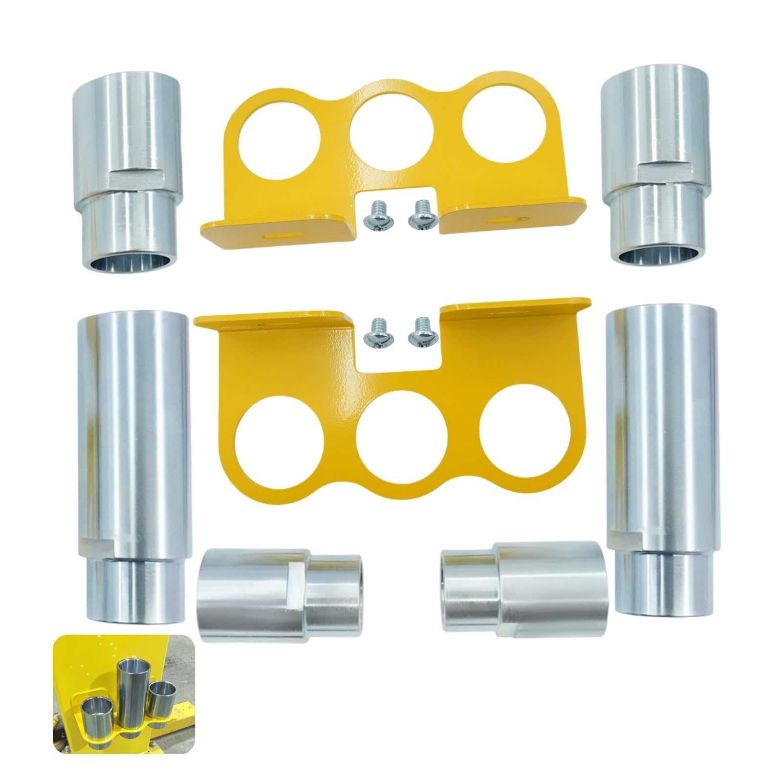 Photo 1 of 10315 Stack Truck Adapter Kit For Challenger Lifts CL10 E10 VS10 Four 3" & Two 6" Stack Adapters with Organizer for Challenger Two Post Automotive Lifts (2-3/8" 60mm pin dia.)