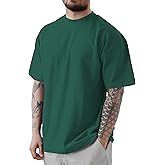 Men's Casual Oversized Tshirts Workout Short Sleeve T-Shirt Dry Fit Lightweight Crewneck Tee Tops