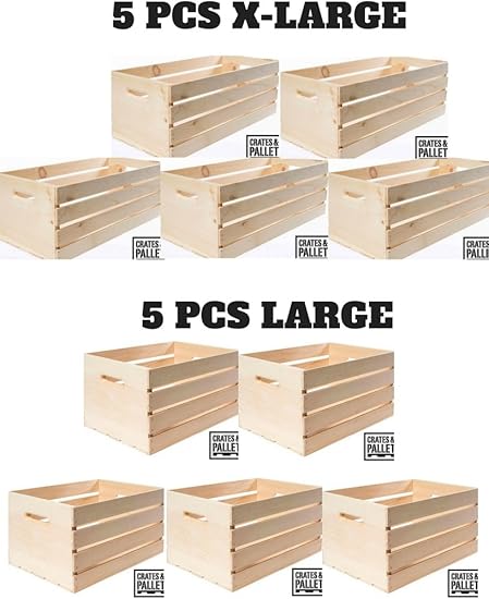 Cajas y palé de madera: Amazon.es: Oficina y papelería