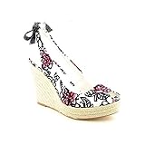 Coach Maritza A0513 Poppy Flower Wedge Sandal