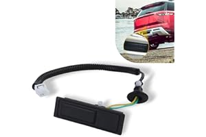 fasebeek 1 PC Car Tailgate Opening Button, Trunk Lock Cover Opening Release Switch Button, Replacement OEM Number 25380-3JA0B Accessories, Compatible with 2013-2020 Nissan Pathfinder (Black)