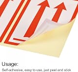 sourcing map Red Arrows This Side Up Handling Stickers Shipping Packing Vinyl view 4