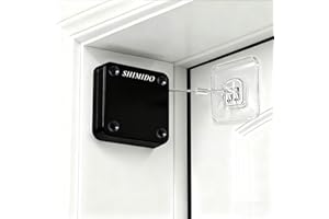 SHIMIDO Upgraded Retractable Automatic Door Closer - Tool-Free Installation, Powerful 3.5lb Pull Shuts Doors Completely - Compact Universal Fit for Screen, Sliding & Almost All Doors（2 Pack Black）
