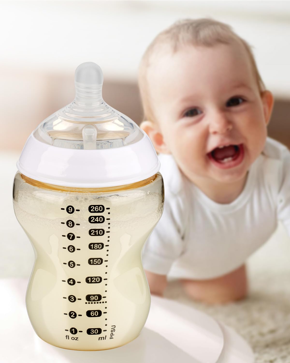 Silicone Nipple (M) for Tommee Tippee Natural Start Anti-Colic Baby Bottles, Medium Flow, 3m+, 4 Count