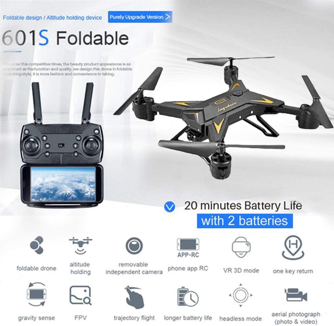 601s foldable drone