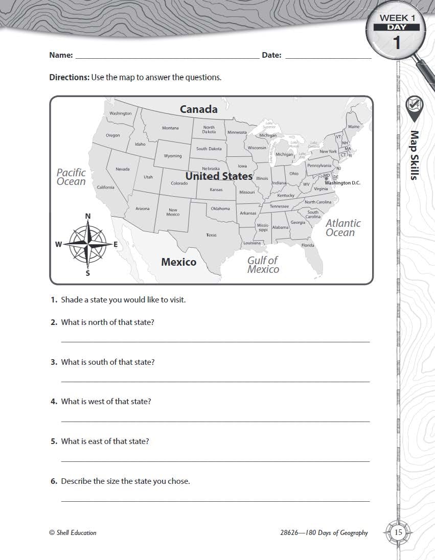180 Days™: Social Studies, Geography for 5th Grade Practice Workbook for Classroom and Home, Cool and Fun Practice Created by Teachers (180 Days of Practice) 180 Days™: Social Studies, Geography for 5th Grade Practice Workbook for Classroom and Home, Cool and Fun Practice Created by Teachers (180 Days of Practice) 180 Days™: Social Studies, Geography for 5th Grade Practice Workbook for Class