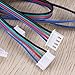 UEETEK 4 Pcs 1M Stepper Motor Cables Lead Wire HX2.54 4 pin to 6 pin