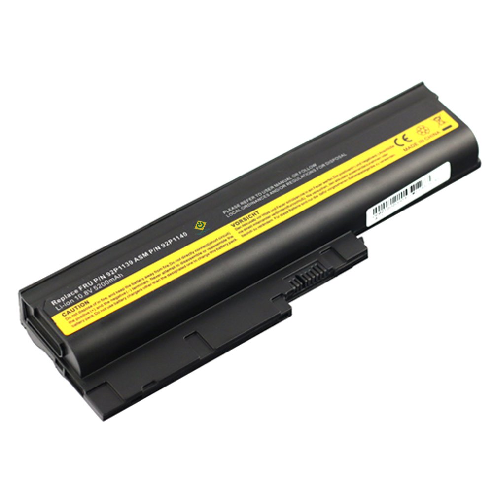 Amazon.com: Laptop Battery For IBM ThinkPad R60 R61 R61I R61E T60 T60P T61  T61P T500 W500 Z60M Z61M Z61P Z60 Z61E SL500 SL400 SL300 P/N's: 40Y6795  92P1141 ...