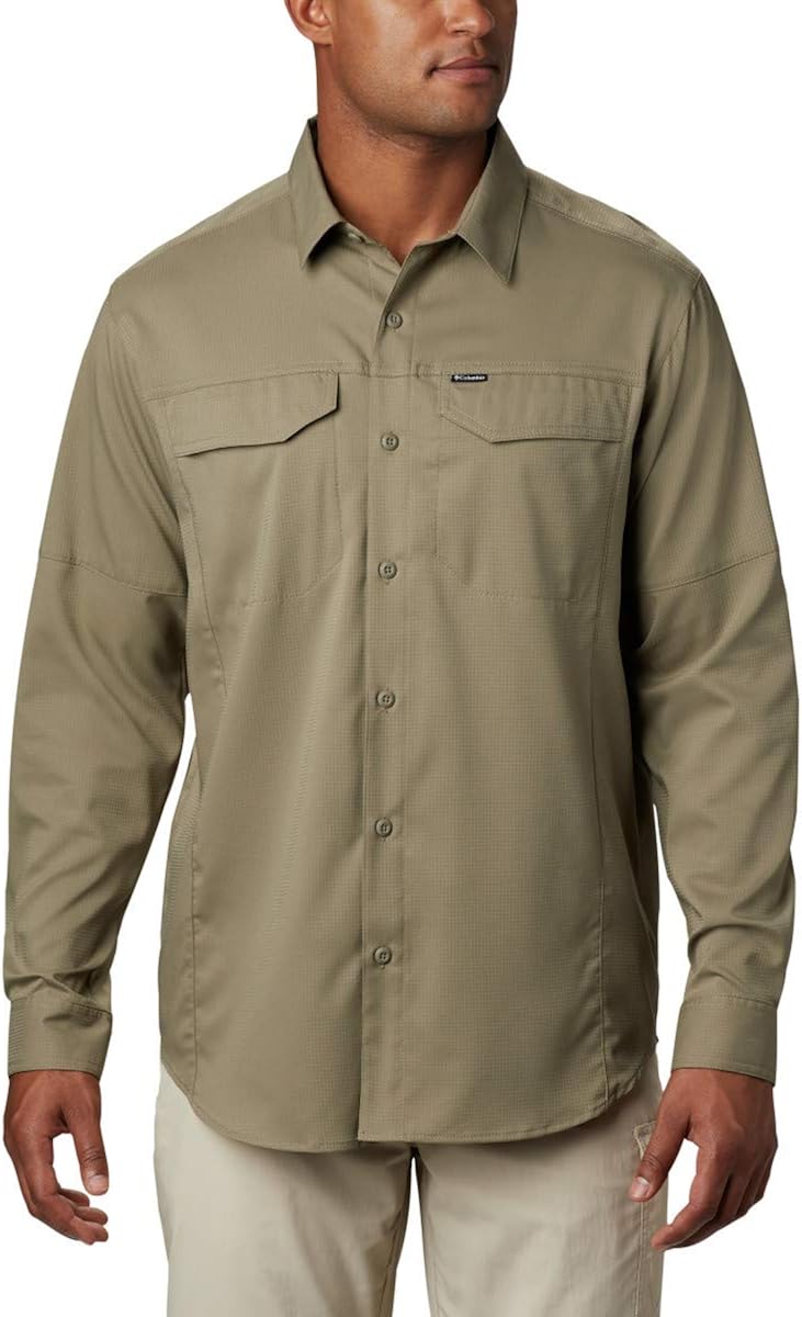 Columbia Mens Silver Ridge Lite Long Sleeve Shirt: Clothing