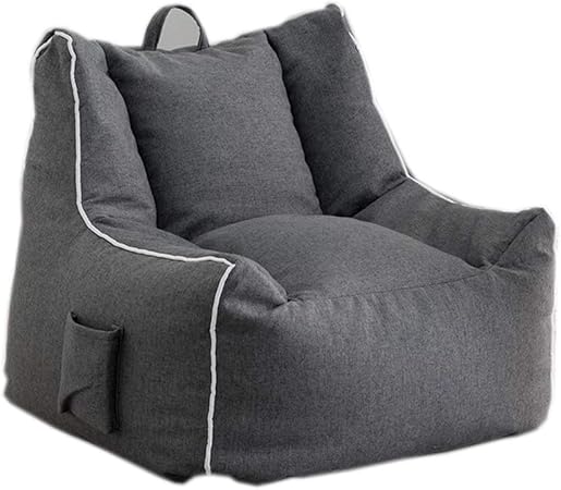 Nwn Gray Bean Bag Lazy Sofa Single Fabric Sofa Creative Practical