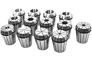 findmall Super Accuracy 13PCS 1/16"-13/16" ER32 ER-32 Collets Set With5/32 9/32 23/32