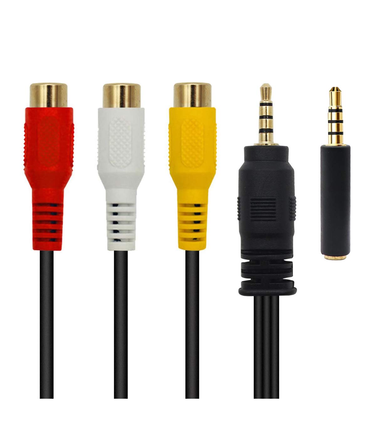 3.5mm to RCA Audio Extension Cable,Gold Plated 3.5mm Amazon.co.uk