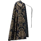 Willyacos Tudor Cape Men Medieval Renaissance Costumes Noble Tudor King Costume Cape Ren Faire Half Shoulder Cloak