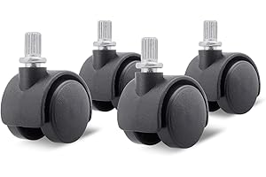 INTHVKIL For Bissell Little Green HydroSteam Carpet Cleaner Castor Wheels, 4-Pack, Replacement Parts for Models 3618, 3605, 3532