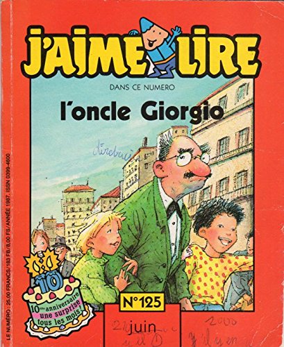 Amazon Fr J Aime Lire L Oncle Giorgio Marie Aude Murail Livres