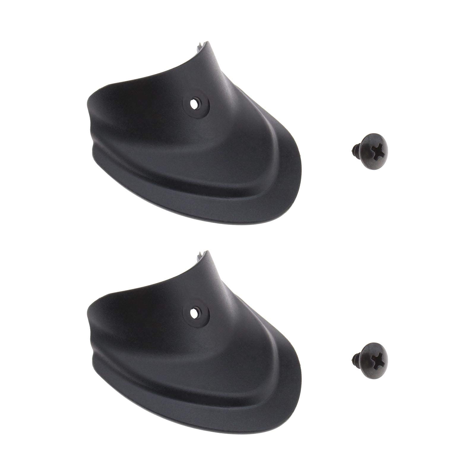 EMSea Scooter Fender Fishtail Shape Front & Rear Rubber Mudguard Bracket Black Compatible with Xiaomi 1S M365 M365 Pro 1 Pair