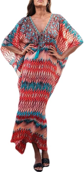 plus size beach kaftan