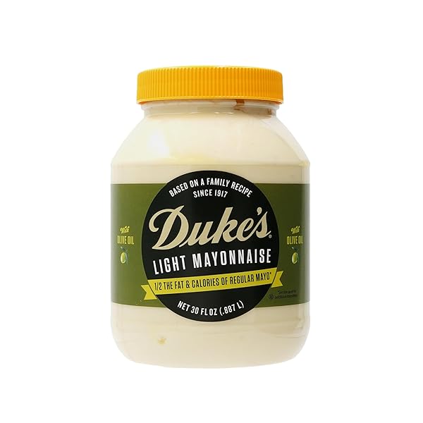 DUKE’S LIGHT MAYONNAISE WITH OLIVE OIL BLEND JAR...