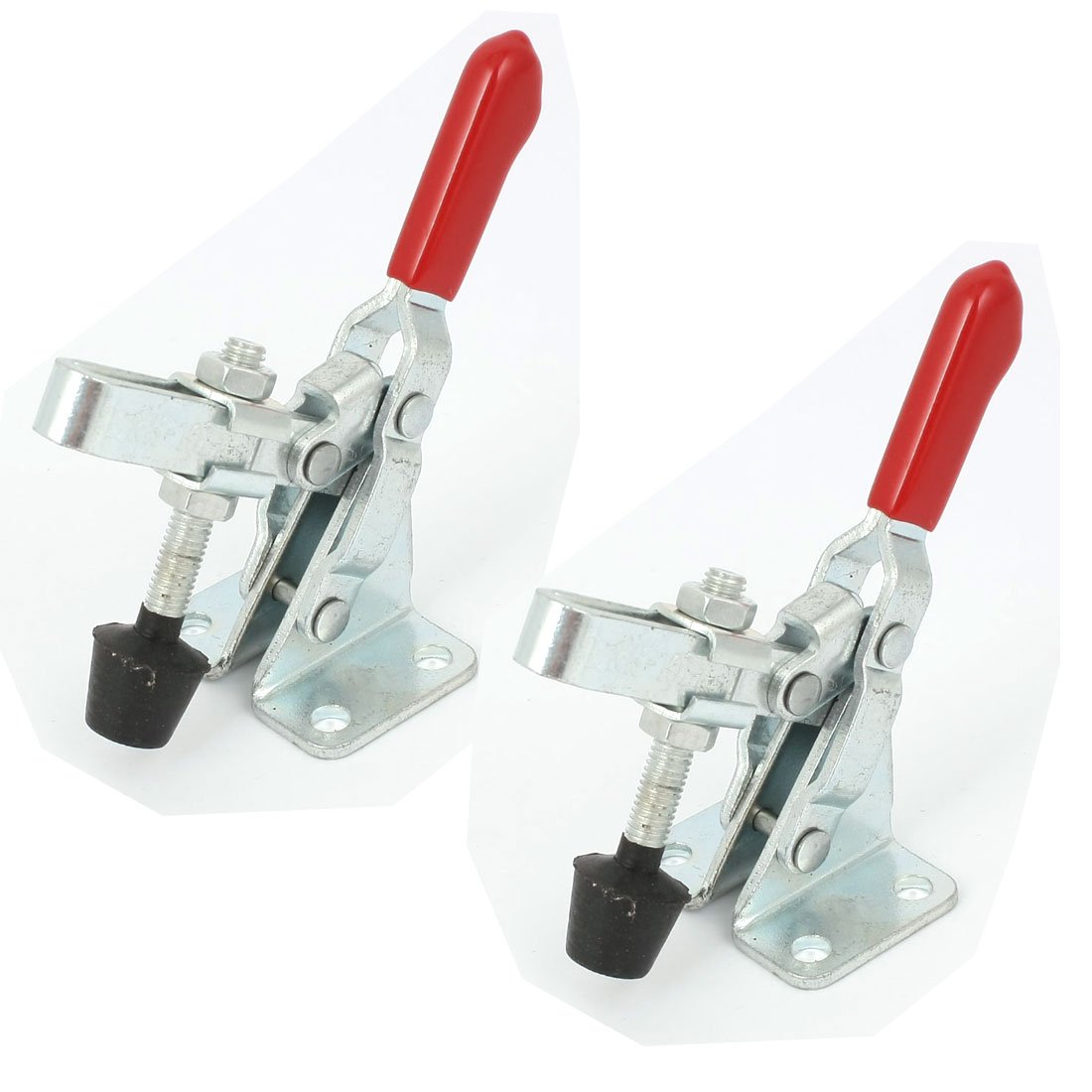 2 Pcs 50Kg 110Lbs 101A U-Bar Flange Base Vertical Type Toggle Clamp